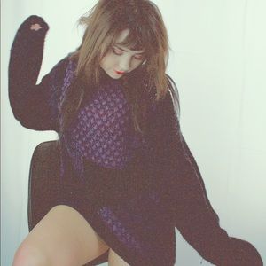 Cozy Geometric Goth Sweater